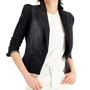 Stylish Black Denim Blazer